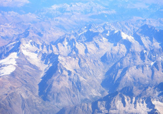 Berge in den Alpen