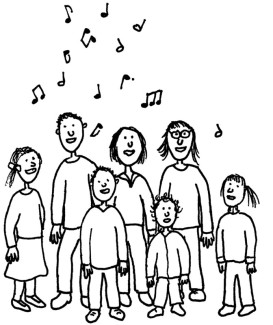 Zeichnung Kinderchor