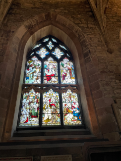 Kirchenfenster in St. Giles in Edinburgh