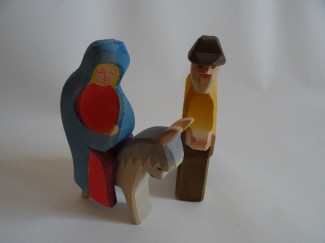 Maria und Josef suchen Herberge